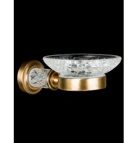 Мыльница для ванной комнаты (Бронза) Boheme Luxury Options Murano Crystal 10903-CRST-BR 