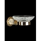 Мыльница для ванной комнаты (Золото) Boheme Luxury Options Murano Crystal 10903-CRST-G 