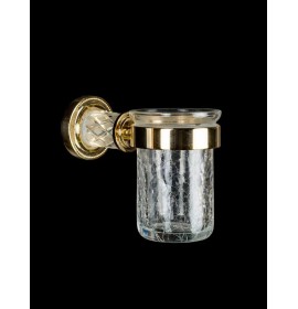Стакан для зубных щеток (Золото) Boheme Luxury Options Murano Crystal 10904-CRST-G 