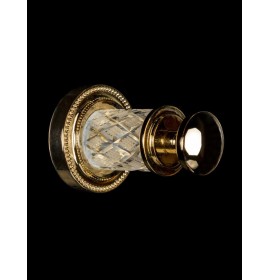 Крючок для ванной комнаты (Золото) Boheme Luxury Options Murano Crystal 10906-CRST-G 