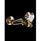 Смеситель для душа однорычажный (Золото) Boheme Luxury Options Vogue Crystal 214-CRST 
