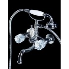Смеситель для ванны с ручным душем (Хром) Boheme Luxury Options Crystal 273-CRST 