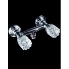 Смеситель для душа двуручковый (Хром) Boheme Luxury Options Crystal 274-CRST 