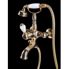 Смеситель для ванны с ручным душем (Золото) Boheme Luxury Options Crystal 283-CRST 