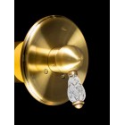 Смеситель для раковины на 3 отверстия Boheme Luxury Options Crystal 305-CRST Бронза