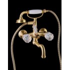 Смеситель для ванны с ручным душем (Бронза) Boheme Luxury Options Crystal 313-CRST 