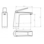 Смеситель для умывальника Boheme Venturo 371-B