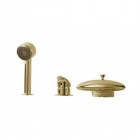 Смеситель врезной на борт ванны Boheme Niagara Bronze 397 