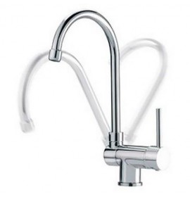 Смеситель для кухни Clever CAIMAN URBAN 96095 (складной излив 3 положения), ec1, хром