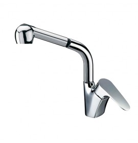 Смеситель для кухни Clever HABANA XTREME 240 мм, 98552, выдвижной излив 2 режима, ec2, хром