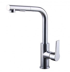 Смеситель для кухни Clever ARTIC XTREME 98689, 345 мм, с выдвижным изливом, ec3, хром