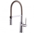 Смеситель для кухни Clever CHEF CARBON 98757, съемный излив 2 режима, ec3, хром/мат. хром