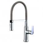 Смеситель для кухни Clever CHEF AGORA 98764, съемный излив 2 режима, ec2, хром/мат. хром