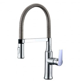 Смеситель для кухни Clever CHEF AGORA 98764, съемный излив 2 режима, ec2, хром/мат. хром