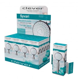Ручной душ Clever SYVARI 98885, Ø100, BOX (упаковка 16 шт), ABS, хром