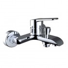 Смеситель для ванны-душа Clever START ELEGANCE 99372 (комплект ручной душ, шланг, крепление), ec1, хром