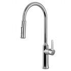 Смеситель для кухни Clever CHEF 1, выдвижной излив 2 режима, ec1, хром, 99440