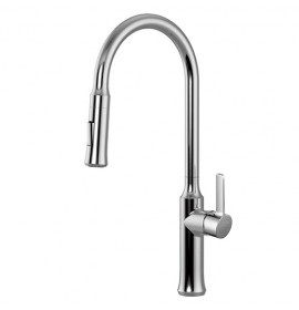 Смеситель для кухни Clever CHEF 1, выдвижной излив 2 режима, ec1, хром, 99440