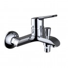 Смеситель для ванны-душа Clever S12 ELEGANCE 99844 (комплект ручной душ, шланг, крепление), c1, хром