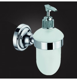 Дозатор для жидкого мыла Elghansa CARRINGTON CRG-470 стекло, хром