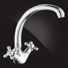 Смеситель Elghansa RETRO CHROME 5902754 для кухни двухвентильный, хром