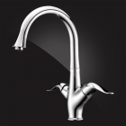 Смеситель Elghansa KITCHEN Pure Water 56A5601 для кухни однорычажный для фильтра, хром