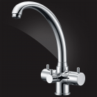 Смеситель Elghansa KITCHEN Pure Water 5962272 для кухни двухвентильный (для фильтра), хром
