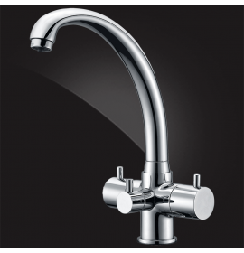 Смеситель Elghansa KITCHEN Pure Water 5962272 для кухни двухвентильный (для фильтра), хром