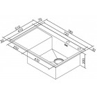Кухонная мойка Zorg Inox X-7851-R (чаша справа)