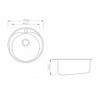 Мойка Zorg Inox Inox ZR-510/205