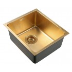 Мойка Zorg PVD SZR-4438 BRONZE для подстольного монтажа