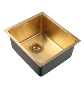 Мойка Zorg PVD SZR-4438 BRONZE для подстольного монтажа