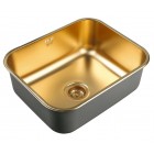 Мойка Zorg PVD SZR-5343 BRONZE для подстольного монтажа