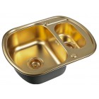 Мойка Zorg PVD SZR-62-2-49 BRONZE