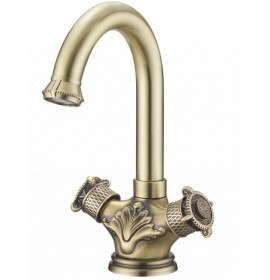 Смеситель для раковины Zorg A 2006U-BR, античная бронза