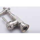 Смеситель для раковины Zorg A 308U-SL, античное серебро