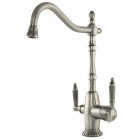 Смеситель под фильтр Zorg ZR 349 YF, Satin Clear Water