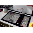 Мойка Zorg Inox Glass GL-8051-2 BLACK Inox