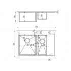 Мойка Zorg Master R 7852-2-L AXIS 
