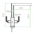 Смеситель Zorg SZR-0909A LEVOS-A