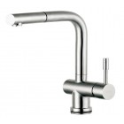Смеситель Zorg SZR-0912 VITIS Inox, с выдвижной лейкой
