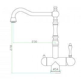 Смеситель Zorg SZR-1017-7D SOLE INOX
