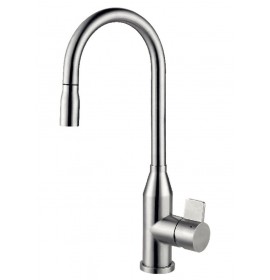 Смеситель Zorg SZR-1096A GRATE Inox, с выдвижной лейкой