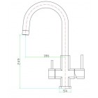 Смеситель Zorg SZR-1126-FA VETO INOX