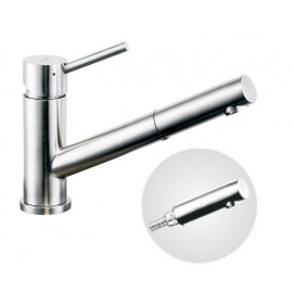 Смеситель Zorg SZR-1361P WEGA Inox, с выдвижной лейкой