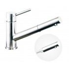 Смеситель Zorg SZR-1361P WEGA Inox, с выдвижной лейкой