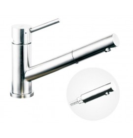 Смеситель Zorg SZR-1361P WEGA Inox, с выдвижной лейкой
