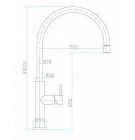 Смеситель Zorg SZR-1371-19 ESSU INOX