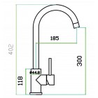 Смеситель Zorg SZR-1371 FILO Inox