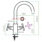 Смеситель Zorg SZR-1574 PALLAS
